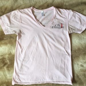 Chi Omega Pink T-shirt